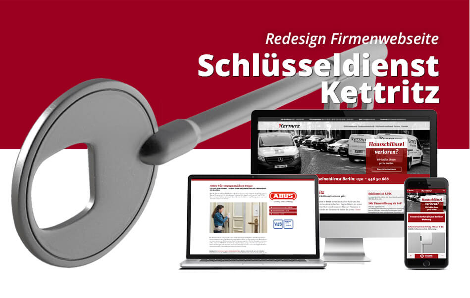 Redesign Webseite für Schlüsseldienst