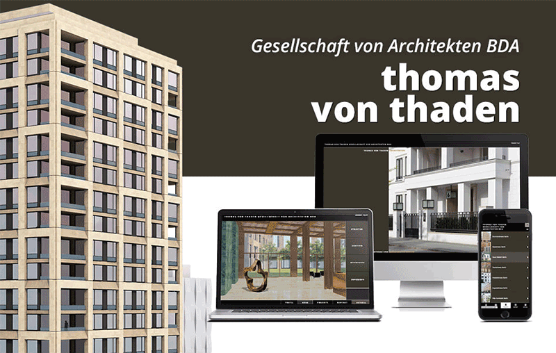 Portfolio und Webdesign für Arichtekten